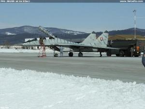 MiG-29UBS už na Sliači