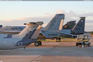 Delfin v susedstve s USMC F-18 a GAF Tornado