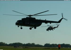 To land Mi-17 0846 and take off Mi-24 0833 rwy/05 LZPW