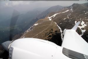 160 knots nad Alpami