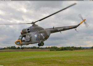 Mi-2 9427 odlet do LKPD