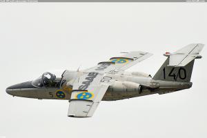 Saab 105 nad zamračeným Mošnovom