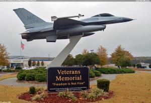 Veterans monument at Atlanta Regional Airport
